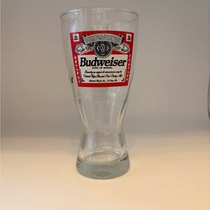Vintage Budweiser Tapered Pilsner Glass